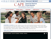 Tablet Screenshot of capenet.org